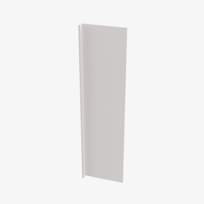 Refrigerator Cabinet Panel , Shaker , Wood White