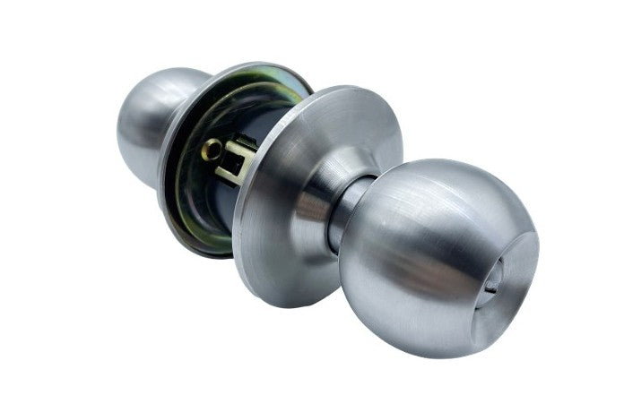 Door Knob , Round , Privacy , Brushed Nickel
