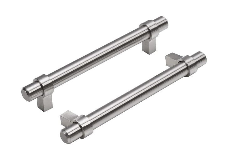 Cabinet Pull , 7.5" , Round , Brushed Nickel , (10-Pack)