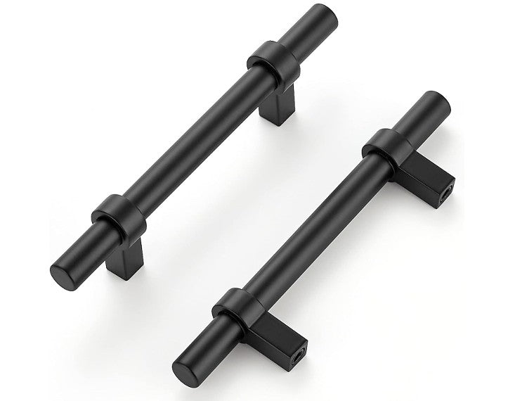 Cabinet Pull , 7.5" , Round , Matte Black , (10-Pack)