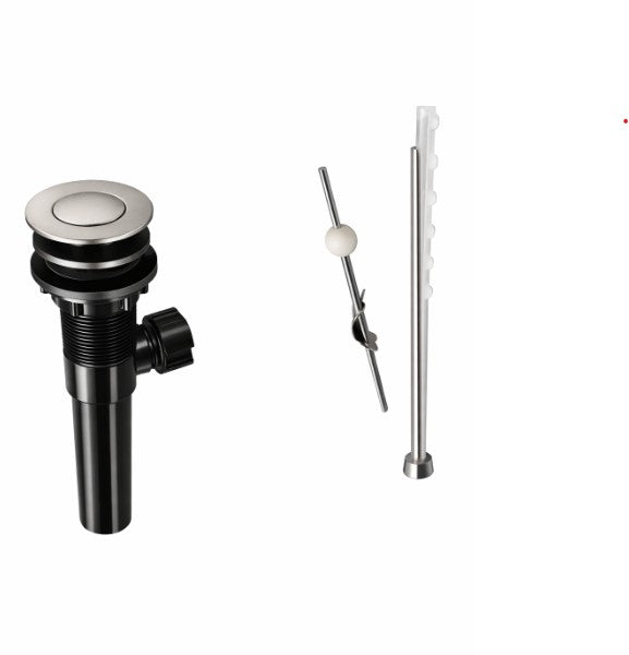 Pull Up Drain , Brushed Nickel