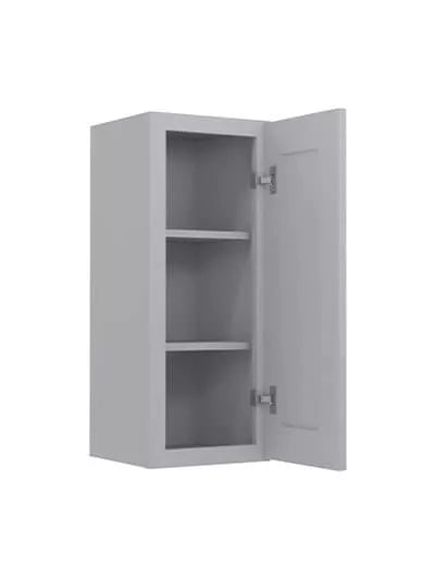 Wall Cabinet , 12" x 30" , Shaker, Wood Grey
