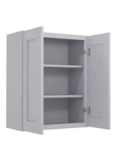 Wall Cabinet , 24" x 30" , Shaker, Wood Grey