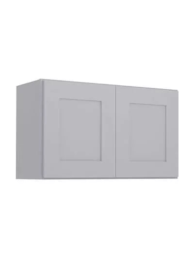Wall Cabinet , 30" x 18" , Shaker, Wood Grey