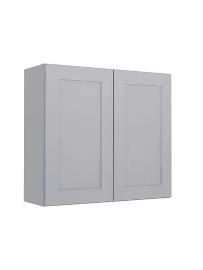 Wall Cabinet , 24" x 30" , Shaker, Wood Grey