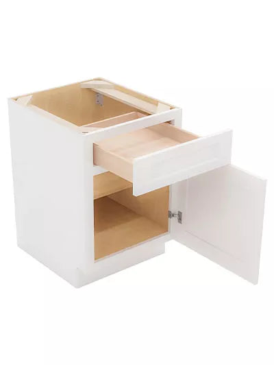 Kitchen Base , 21" , Shaker , PVC White