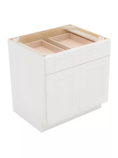 Kitchen Base , 30" , Shaker , PVC White