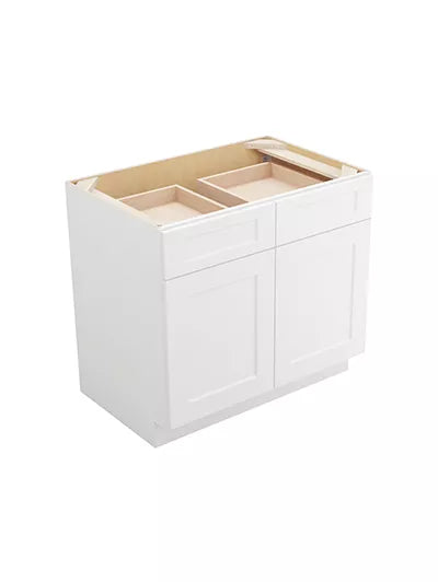 Kitchen Base , 36" , Shaker , PVC White