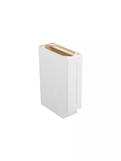 Kitchen Base , 9" , Shaker , PVC White