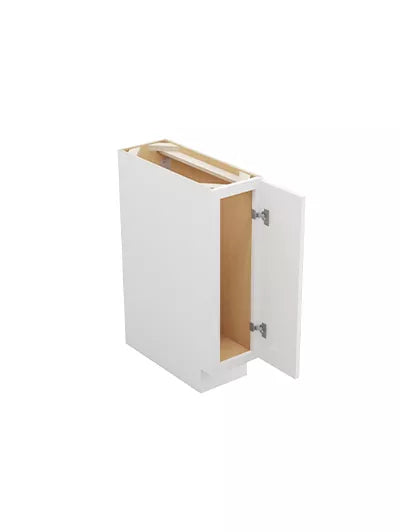 Kitchen Base , 9" , Shaker , PVC White