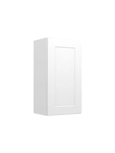 Wall Cabinet , 15" x 30" , Shaker , PVC White