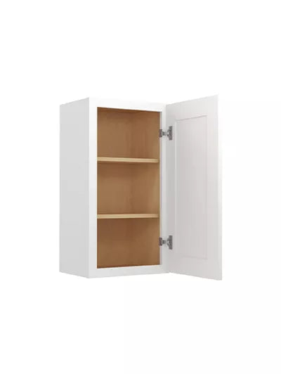 Wall Cabinet , 15" x 30" , Shaker , Wood White