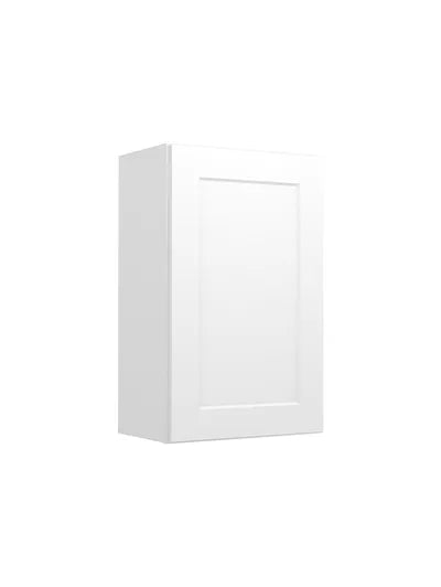 Wall Cabinet , 18" x 30" , Shaker , PVC White