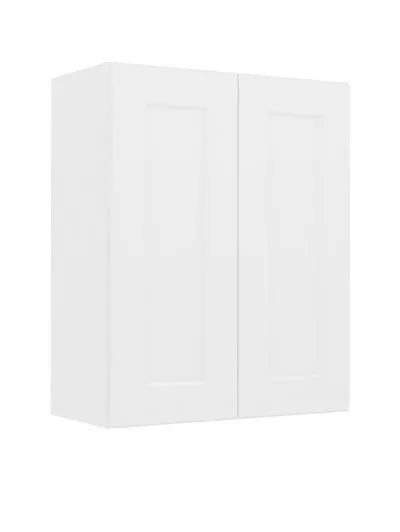 Wall Cabinet , 24" x 30" , Shaker , PVC White