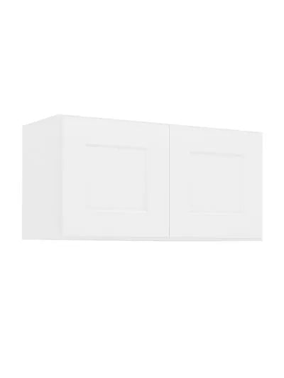 Wall Cabinet , 33" x 15" , Shaker , PVC White