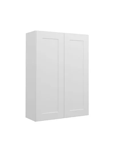 Wall Cabinet , 33" x 42" , Shaker , Wood White