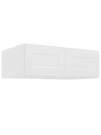 Wall Cabinet , 24" x 18" , Shaker , Wood White