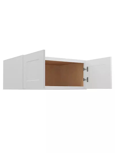 Wall Cabinet , 36" x 15" , Shaker , Wood White