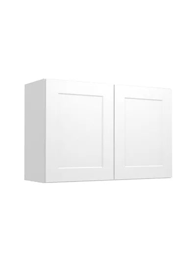 Wall Cabinet , 36" x 24"  , Shaker , Wood White