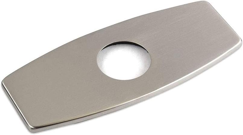 Deck Plate , 6" , Brushed Nickel