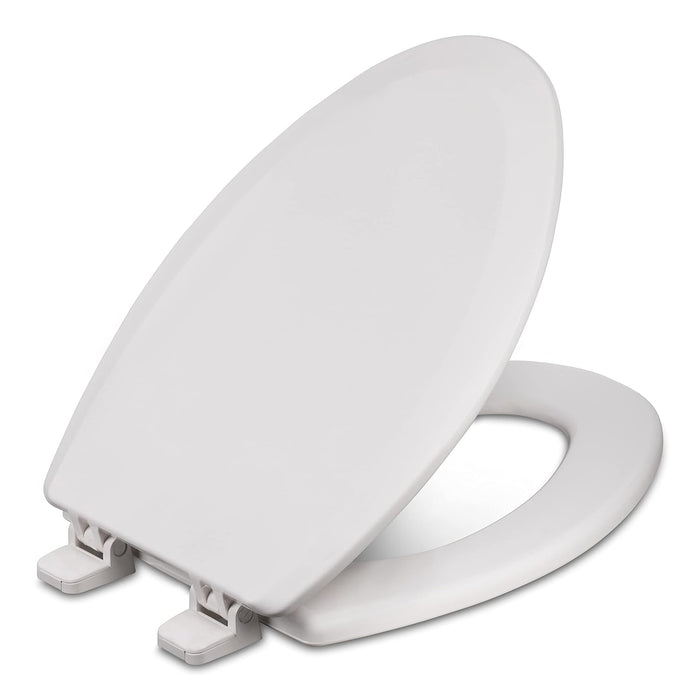 Toilet Seat , Elongated , Closed Front with Cover, White
