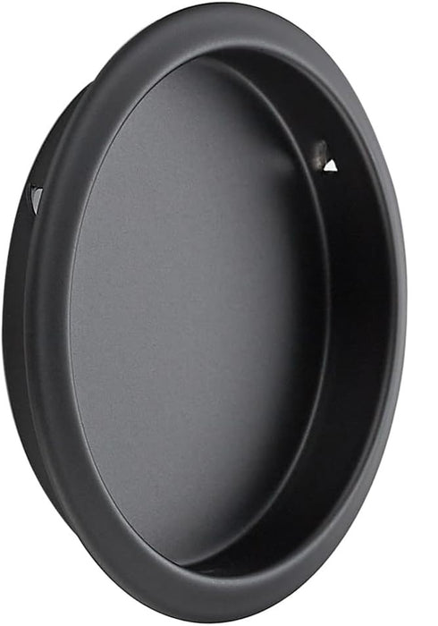 Closet Pull, Circular , Bi-Pass , Easy Snap-In , Matte Black