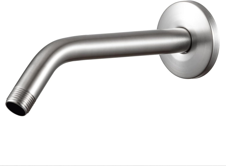 Shower Arm, 8" , Brushed Nickel