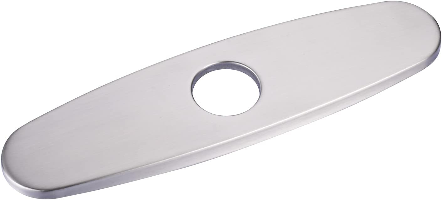 Deck Plate , 10" , Brushed Nickel