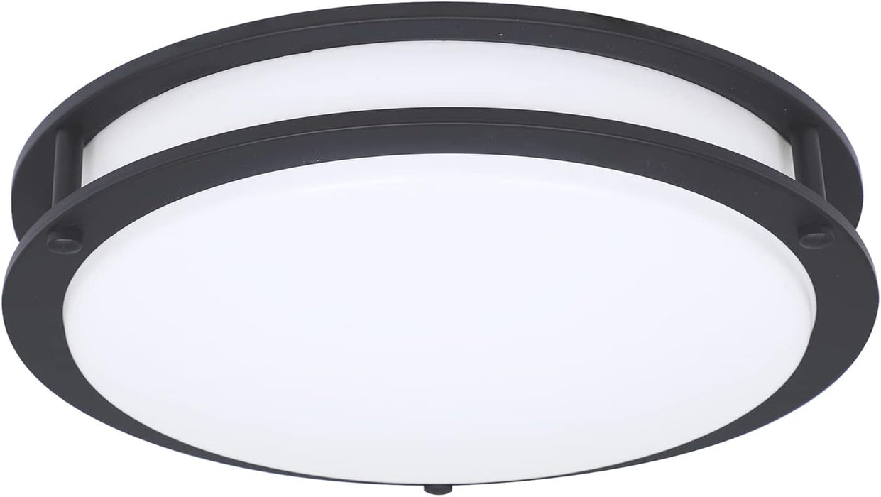 Ceiling Light , 10" , Flushmount , Matte Black