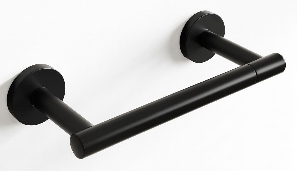 Toilet Paper Holder, Double, Matte Black