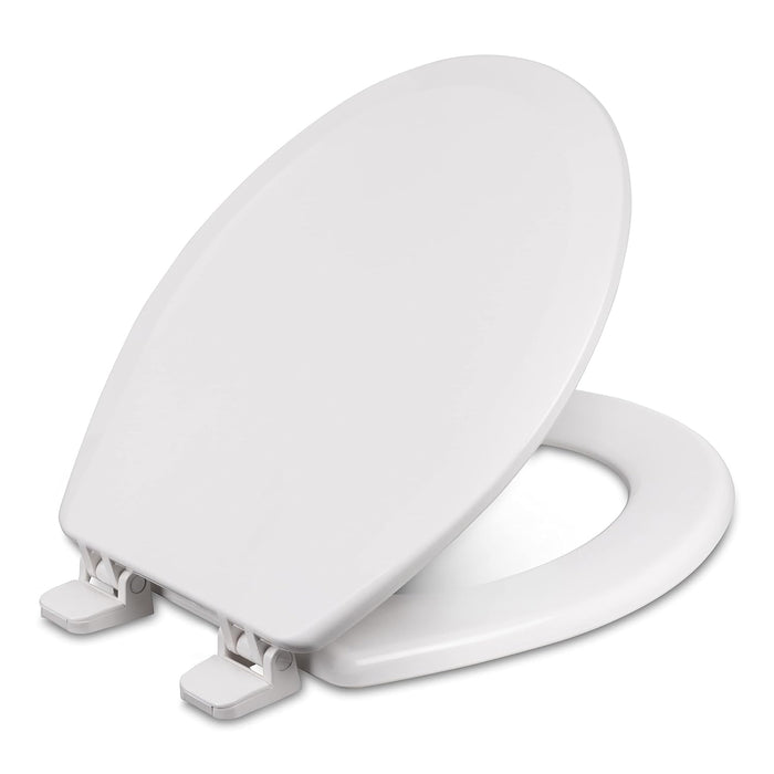 Toilet Seat , Round , Closed Front with Cover, White