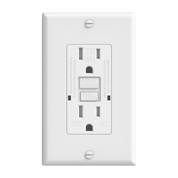 Outlet , GFCI , 15 Amp , White