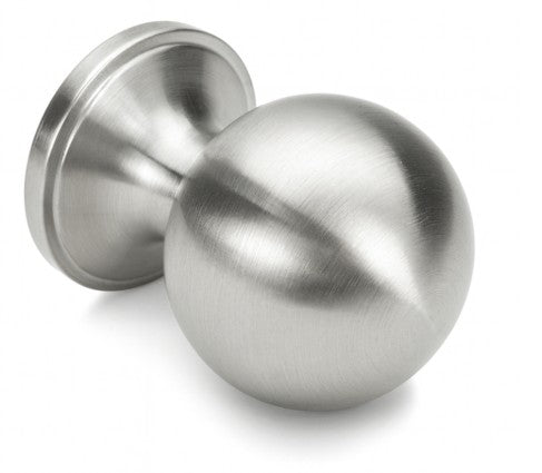 Door Knob , Round , Dummy , Brushed Nickel