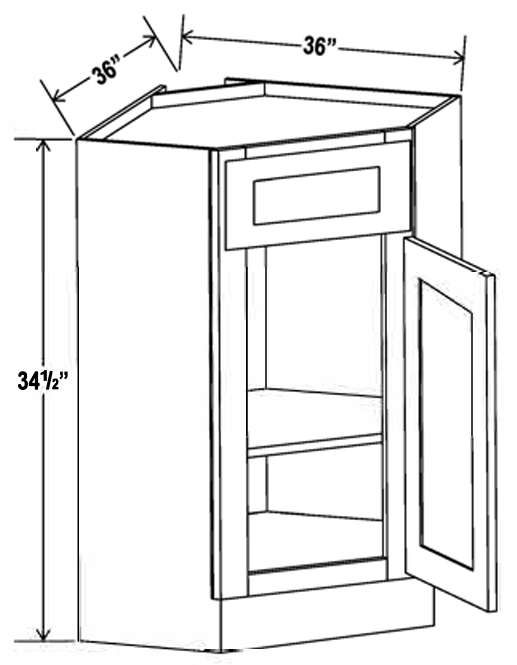 CSB36 , Shaker , PVC White