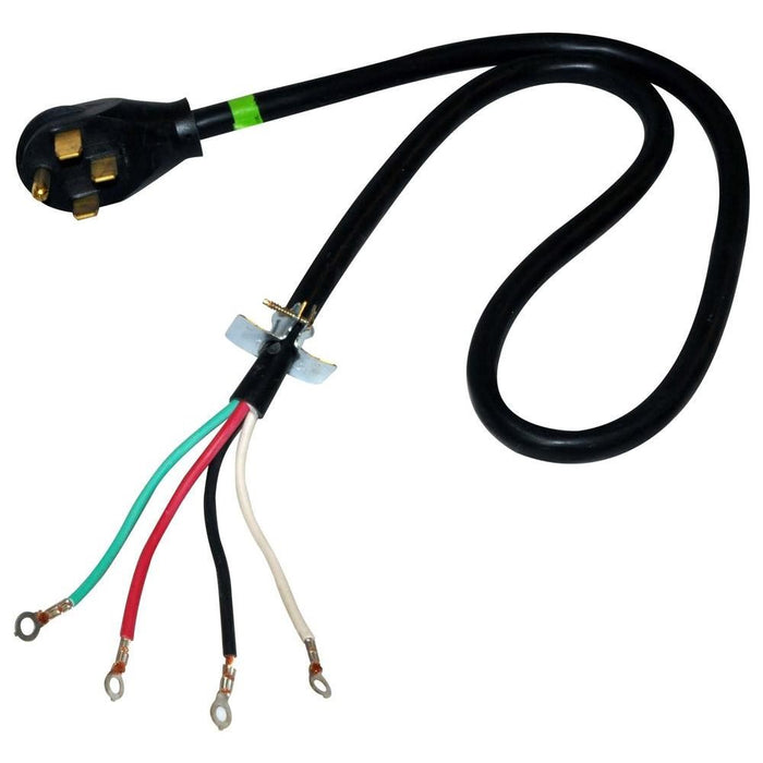 Power Cord , 4 ft , Range , 4-Wire 40 Amp
