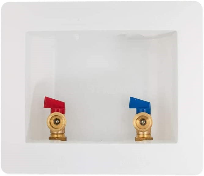 Washing Machine Box w 1/4 Turn Valves