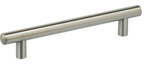 Cabinet Pull , 5" , Round , Brushed Nickel , (10-Pack)