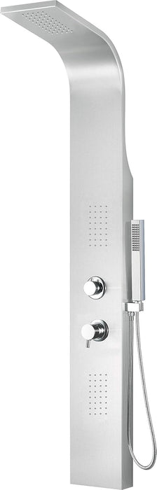 Shower Panel , Non-Adjustable Sprayers , Polished Chrome