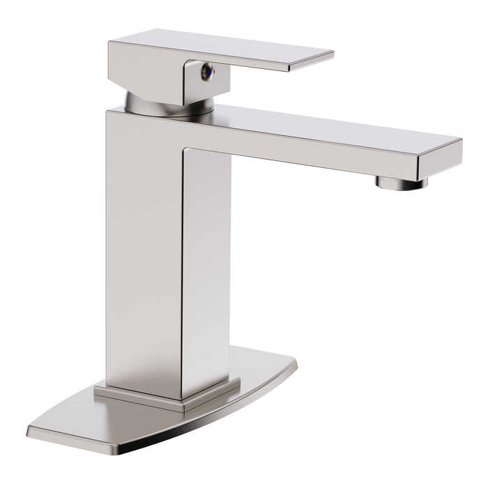Bathroom Faucet , Single-Handle , Brushed Nickel